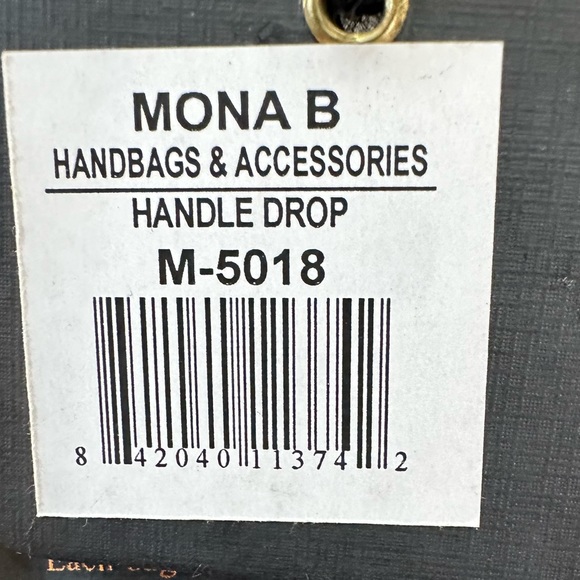 Mona-B NWT Denim Shoulder Bag Purse - Picture 15 of 16